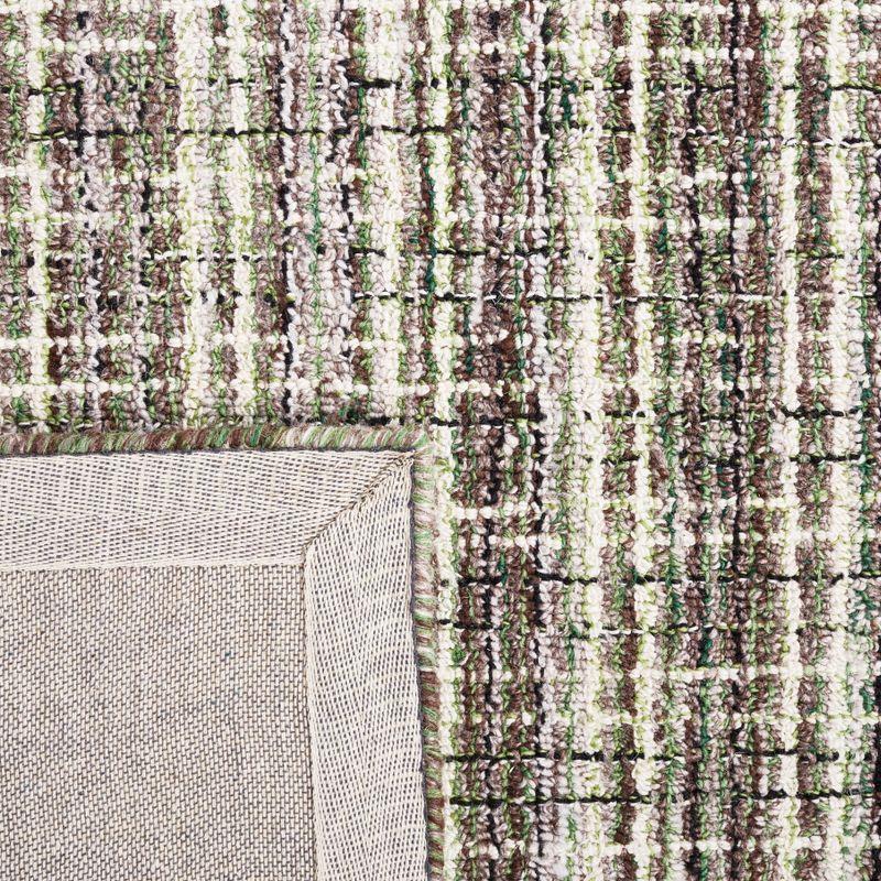 Abstract ABT488 Hand Tufted Area Rug - Brown/Green - 6'x9' - Safavieh.
