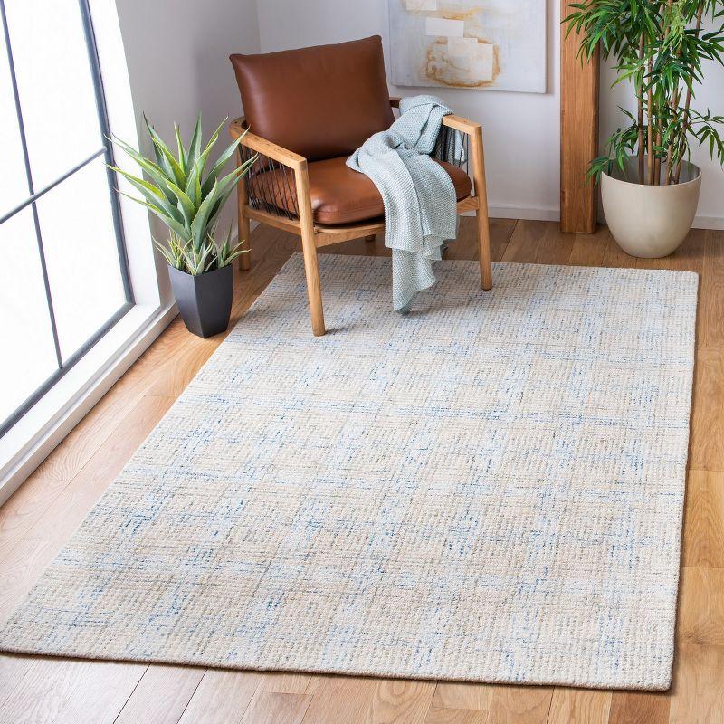Abstract ABT656 Handmade Indoor Area Rug - Ivory/Beige - 4'x6' - Safavieh