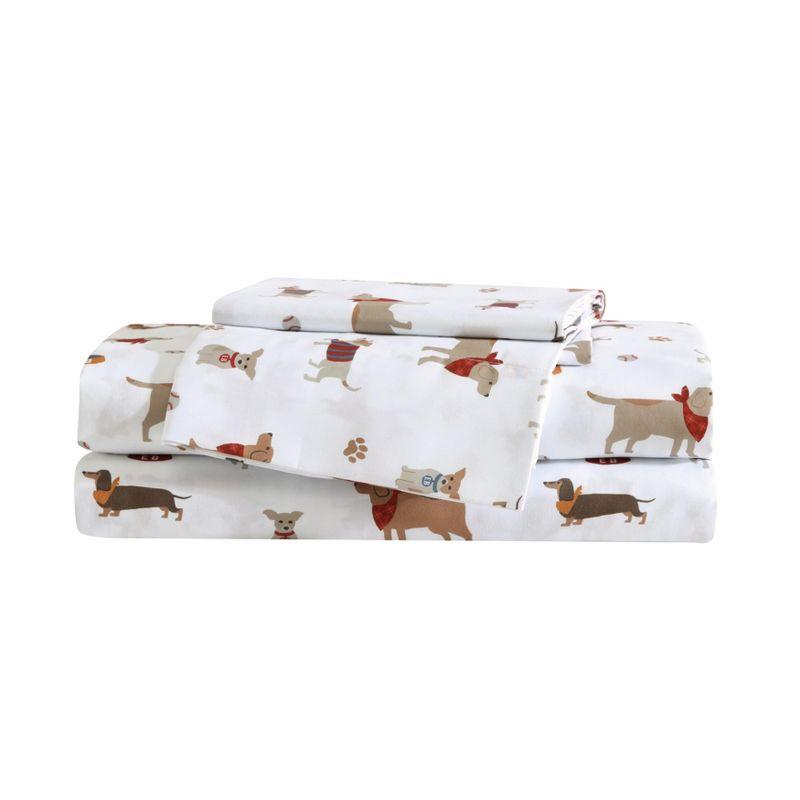 Eddie Bauer Buddy And Friends White Queen Sheet Set