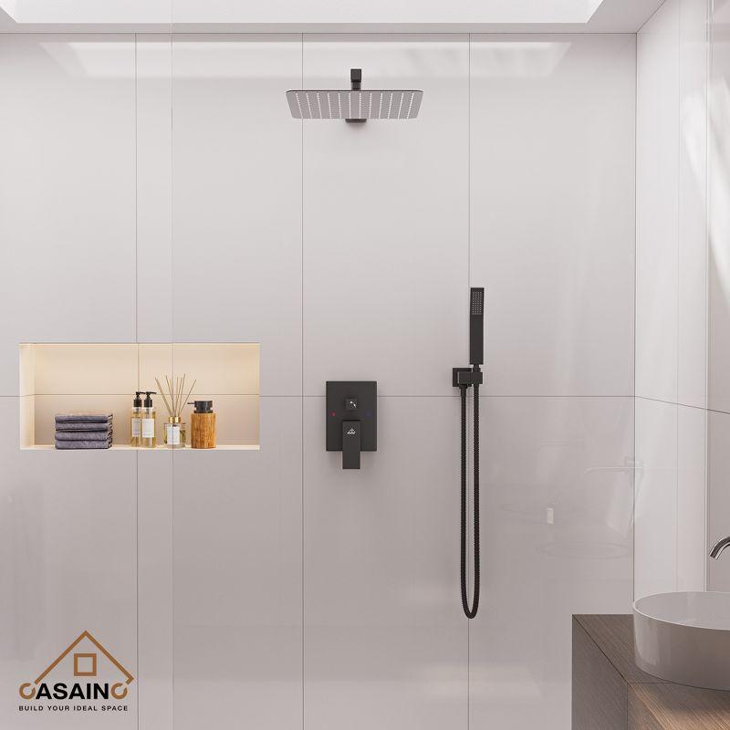 Shower Faucets & Systems All-In-One Kit with Rough in-Valve