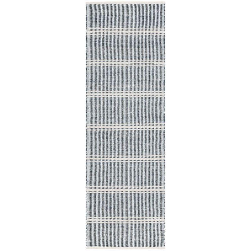 Malta Blue Handwoven Wool Rug