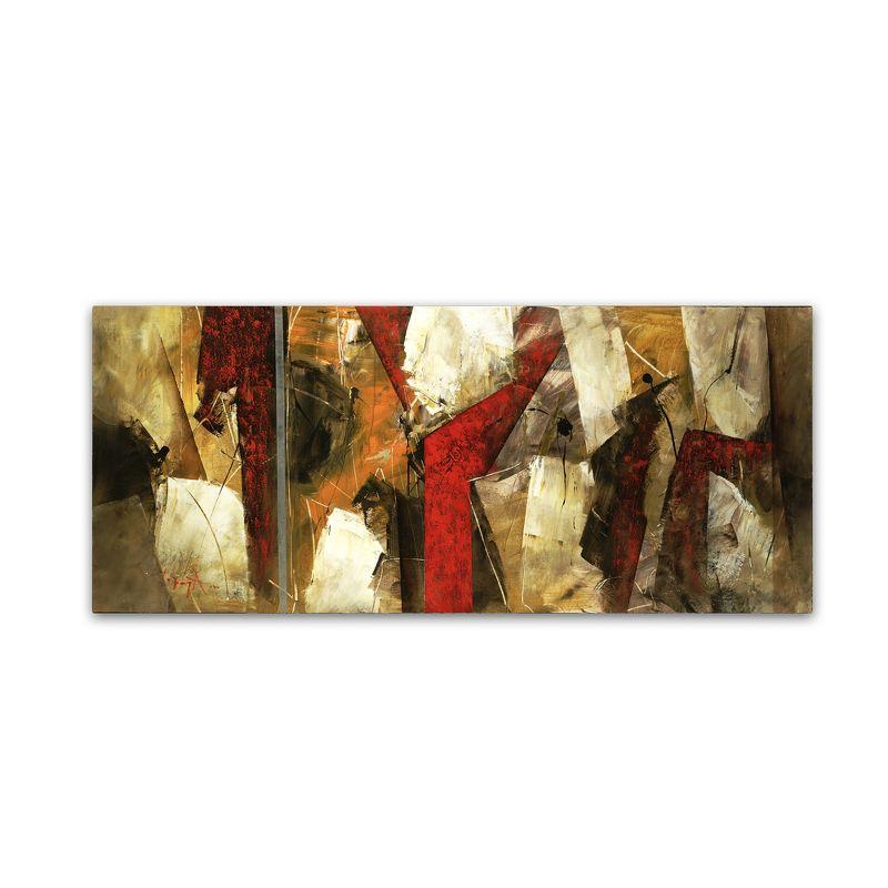 'Abstract IX' Canvas Art-14x32