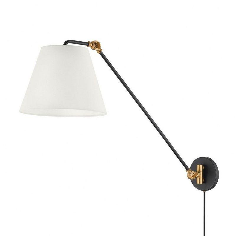 Navin Plug-In Sconce by Colin King x Troy Lighting - Black