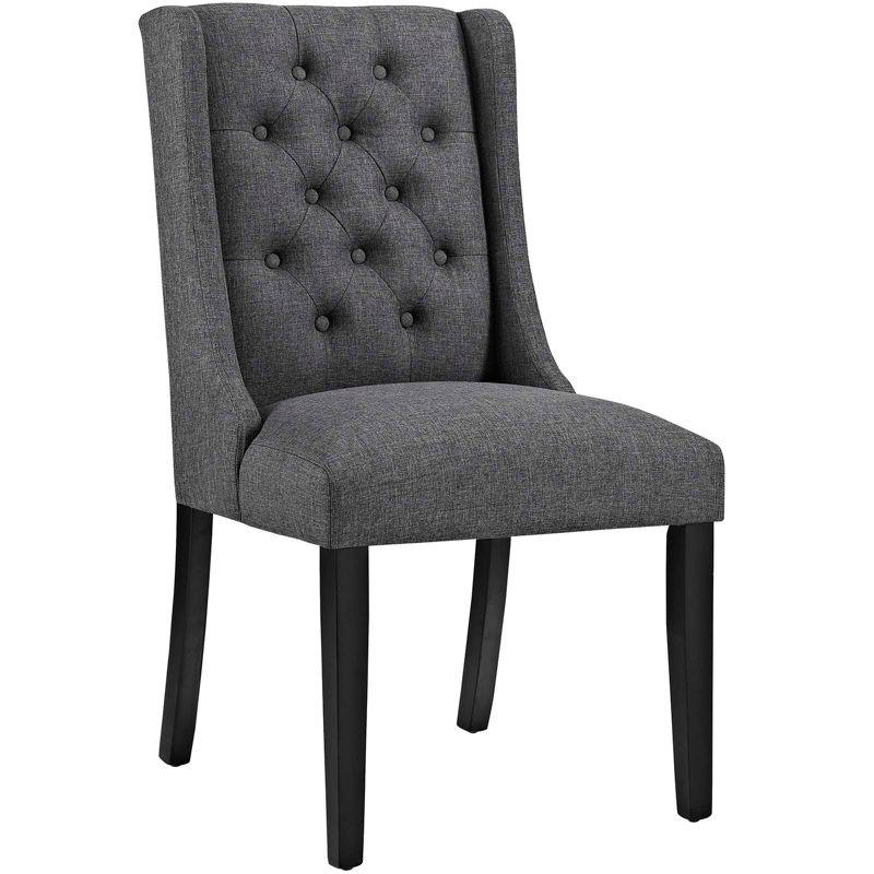 Modway Baronet Button Tufted Fabric Dining Chair