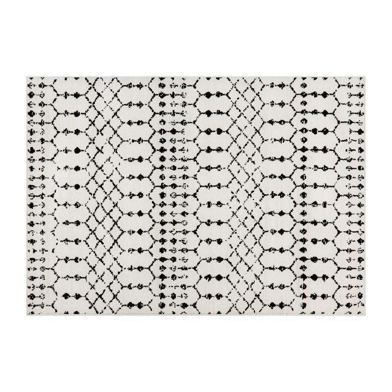 Hashtag Home Eberle Geometric Style Modern Bohemian Design Area Rug