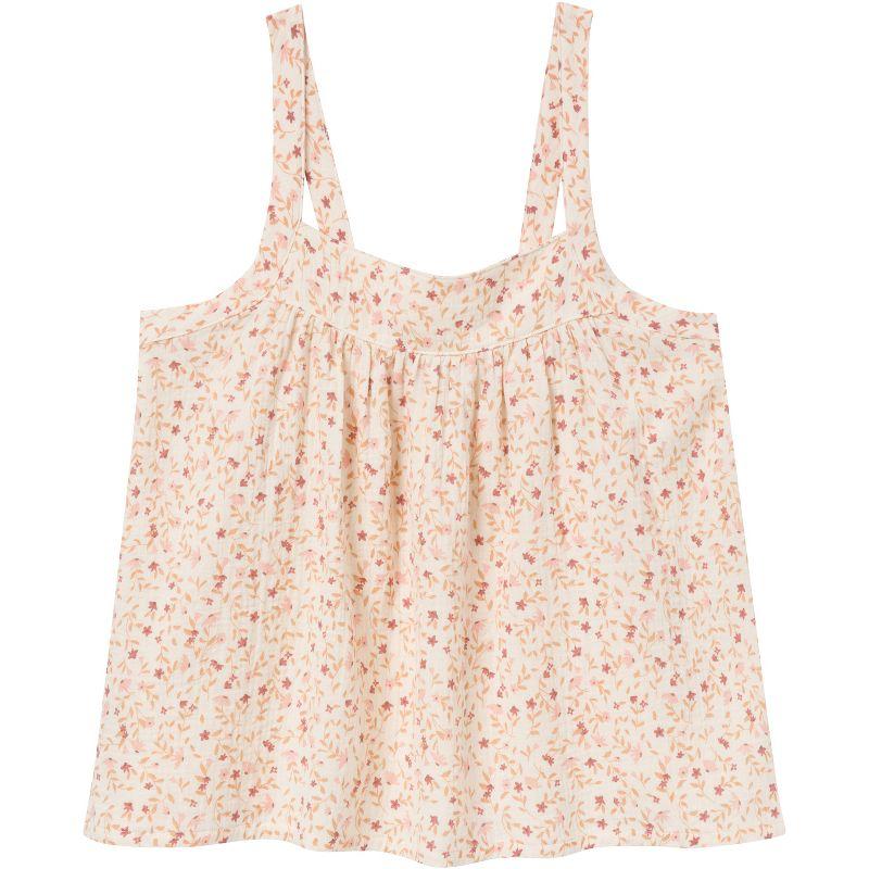 Modern Moments™ by Gerber Mommy & Me Toddler and Adult 2-Piece Top and Cropped Pants Set, Beige Vine Floral, X-Large