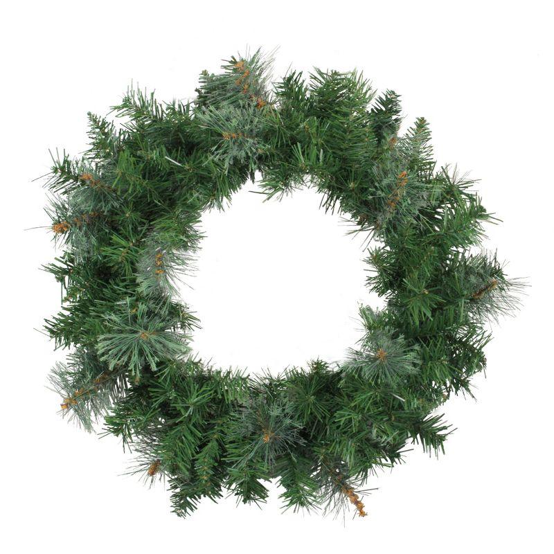 Mixed Cashmere Pine Artificial Christmas Wreath - 24-Inch Unlit