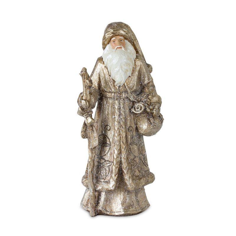 Melrose Stone Woodland Santa (Set of 3)