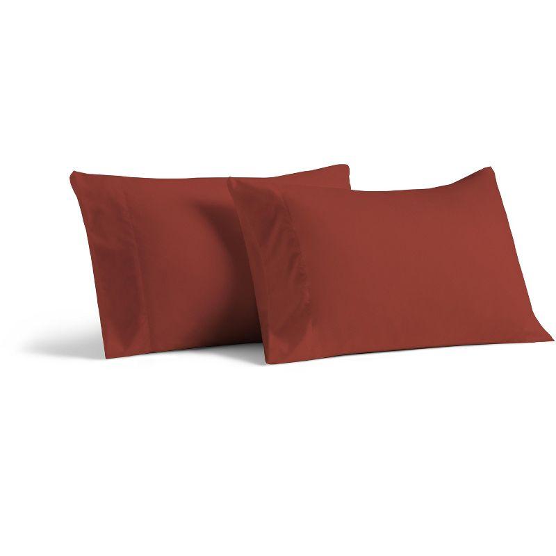 Cosy House Collection Luxury Rayon Derived from Bamboo Set of 2 Pillowcases - Cream, King