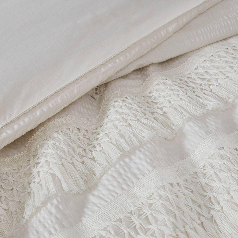 Kelly Clarkson Home Hugo Cotton Seersucker Duvet Cover Set