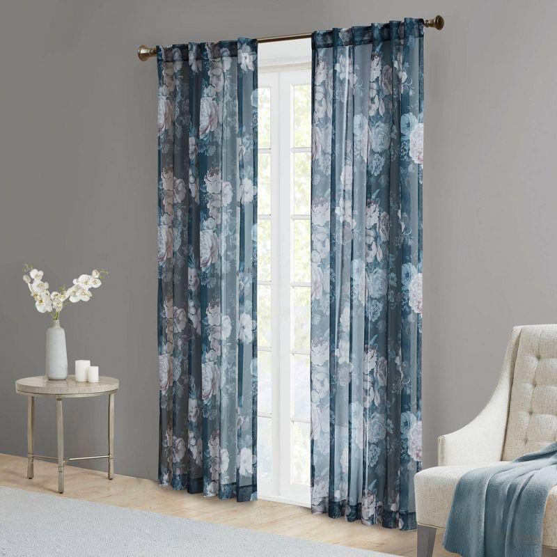 Madison Park Simone Marcus Sheer Curtain Panel
