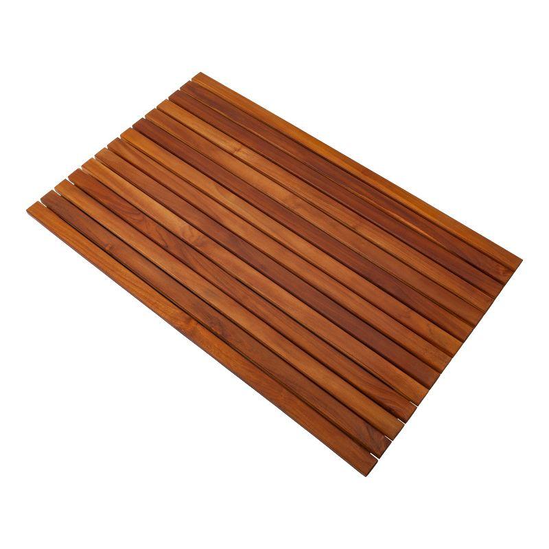 Nordic Teak 31.4" x 19.6" Shower and Bath Mat