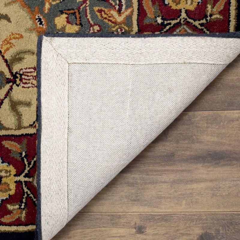 Heritage Multicolor Hand-Tufted Pure Wool Rectangular Area Rug 4' x 6'