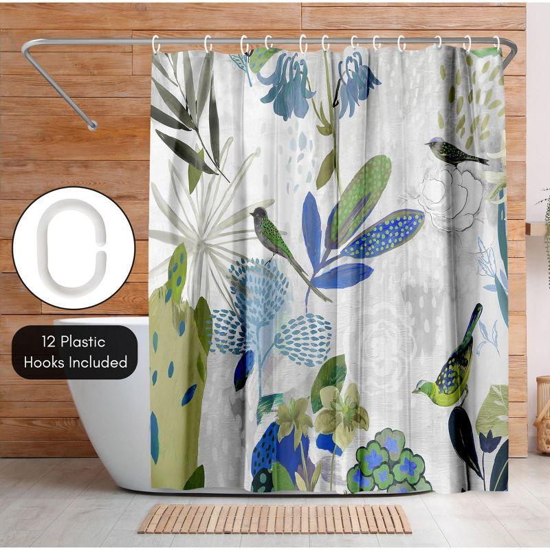 The Twillery Co.® Floral Shower Curtain Where the Passion Flower Grows by PI Creative Art
