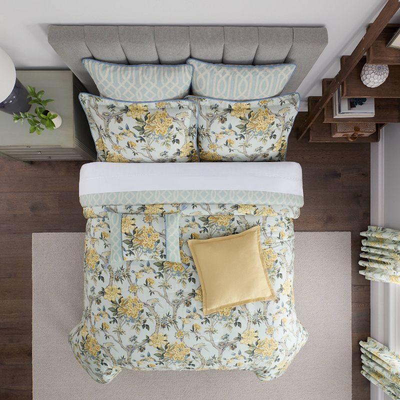 Waverly Mudan Floral Decorative Throw Pillow