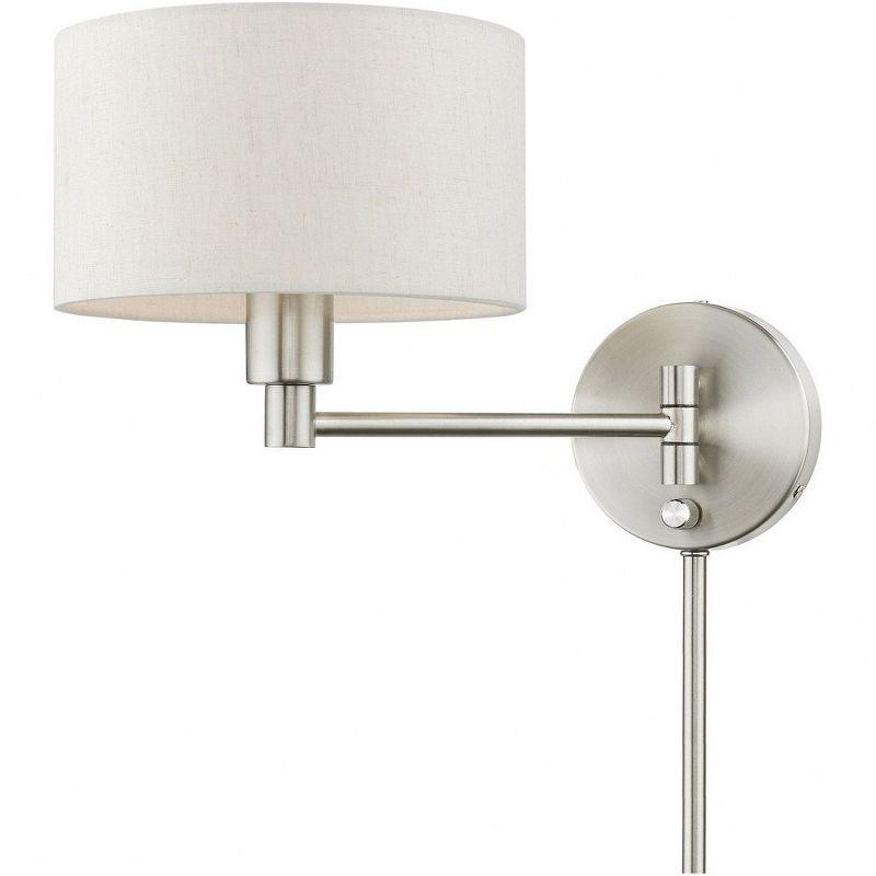 Livex Lighting 1 - Light Wall Light in  Brushed Nickel