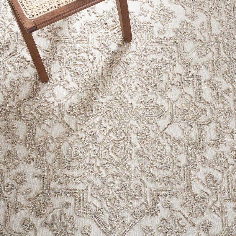 Trace TRC302 Hand Tufted Area Rug - Ivory/Natural - 3'x5' - Safavieh.