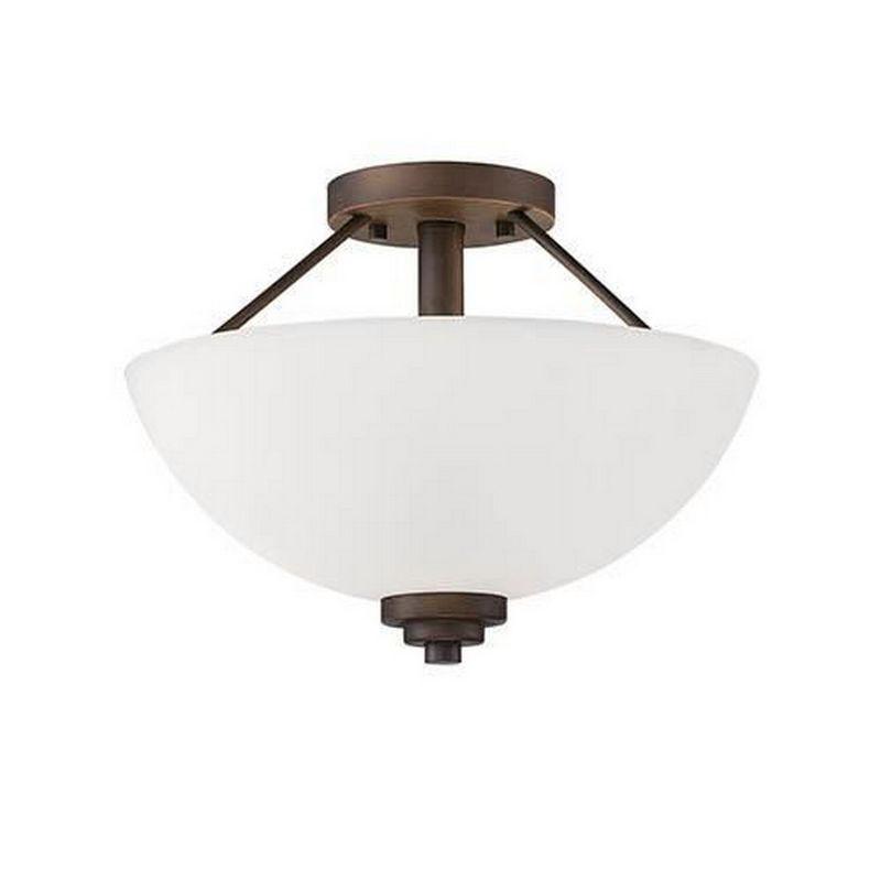 Millennium Lighting Durham 2 - Light Flush Mount in  Rubbed Bronze