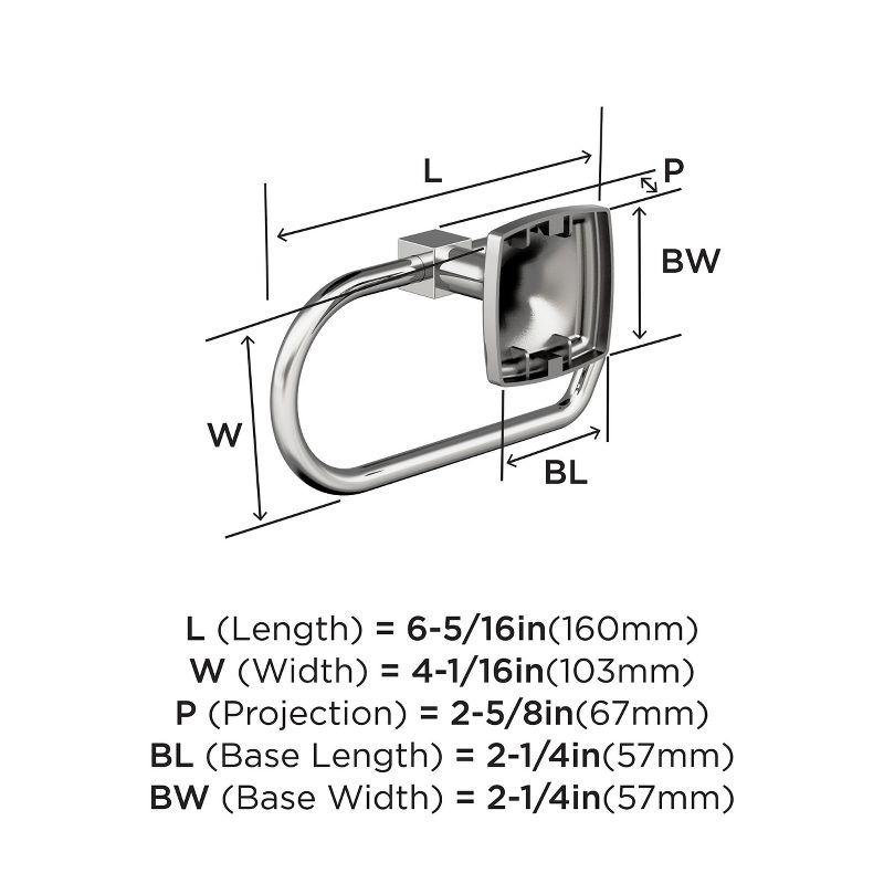 Amerock Stature Single Post Wall Mounted Toilet Paper Holder