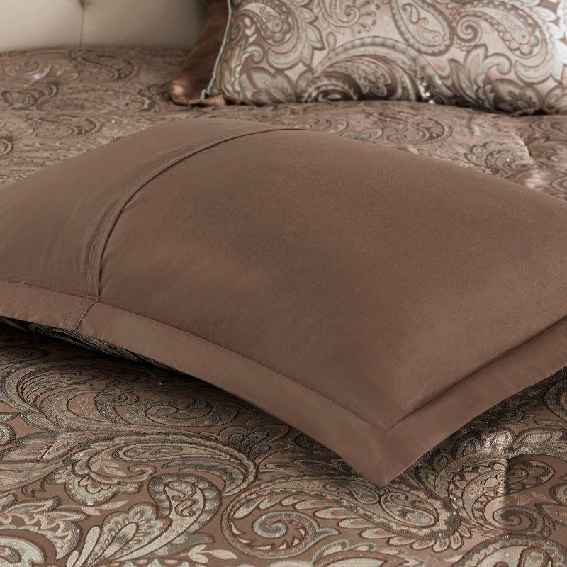 Madison Park Aubrey 12 Piece Comforter Set with Cotton Bed Sheets