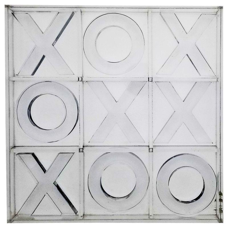 OnDisplay Luxe Acrylic Tic Tac Toe Set, Clear
