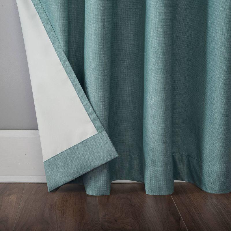 Sun Zero Blackout Duran Thermal Insulated Grommet Curtain Panel