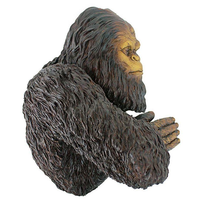 Bigfoot the Bashful Yeti Multicolored Resin Tree Sculpture