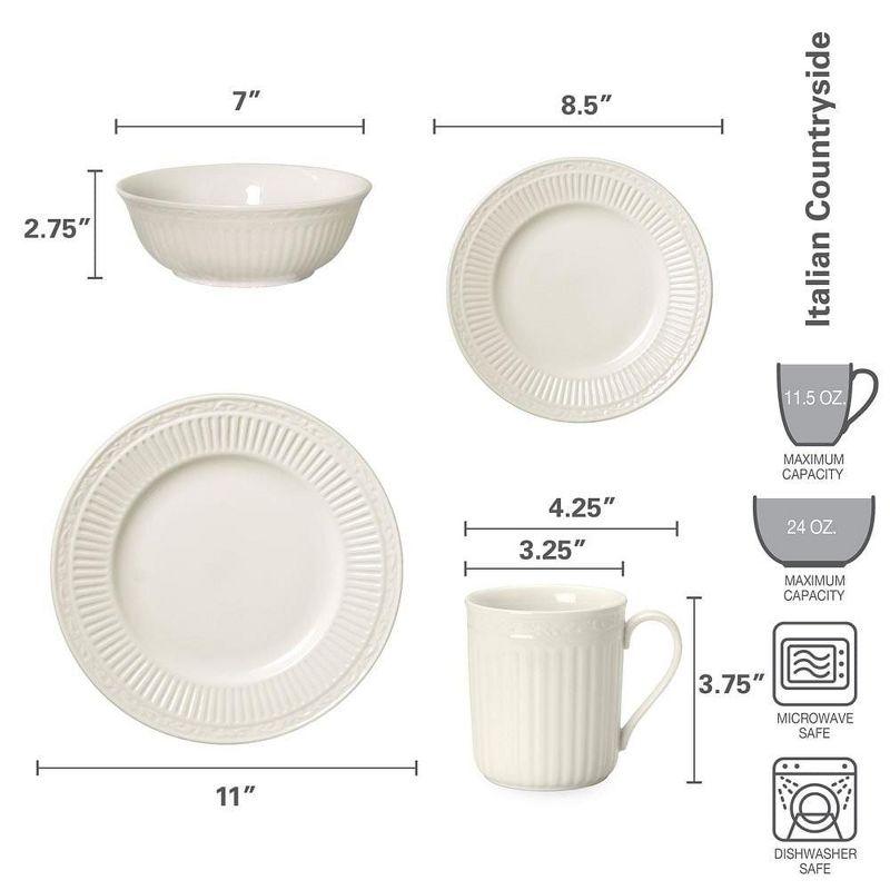 Mikasa Italian Countryside 16-Piece Dinnerware Set, Service for 4