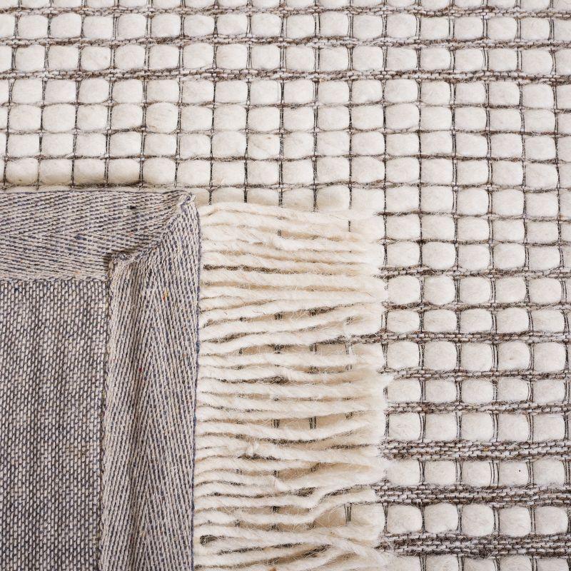 Safavieh Marbella Hand Woven Wool With Cotton Cloth Backing Striped Rug