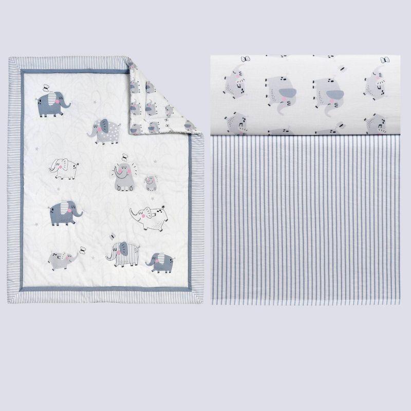 Oxford Baby 3pc Crib Bedding Set - Ele-A-Fun