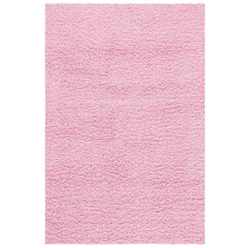 Athens Shag SGA119 Power Loomed Indoor Accent Rug - Pink - 4'x6' - Safavieh