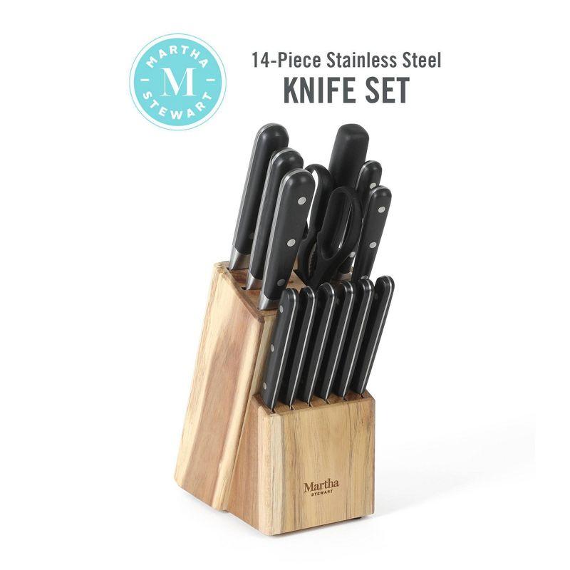 Martha Stewart 14 Piece Knife Block Set