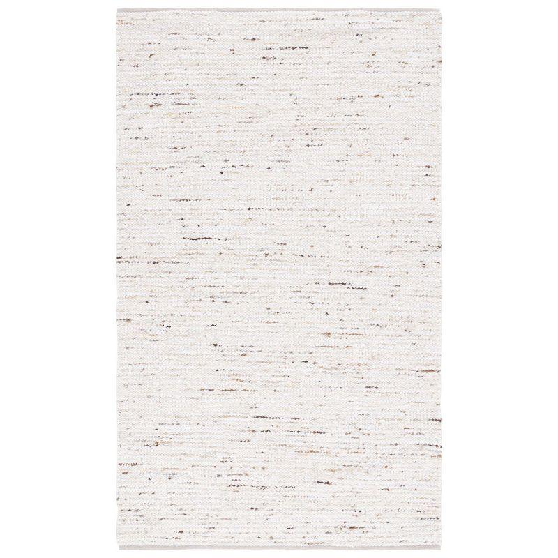 Natura NAT350 Flat Weave Indoor Area Rug - Ivory/Gold - 8'x10' - Safavieh