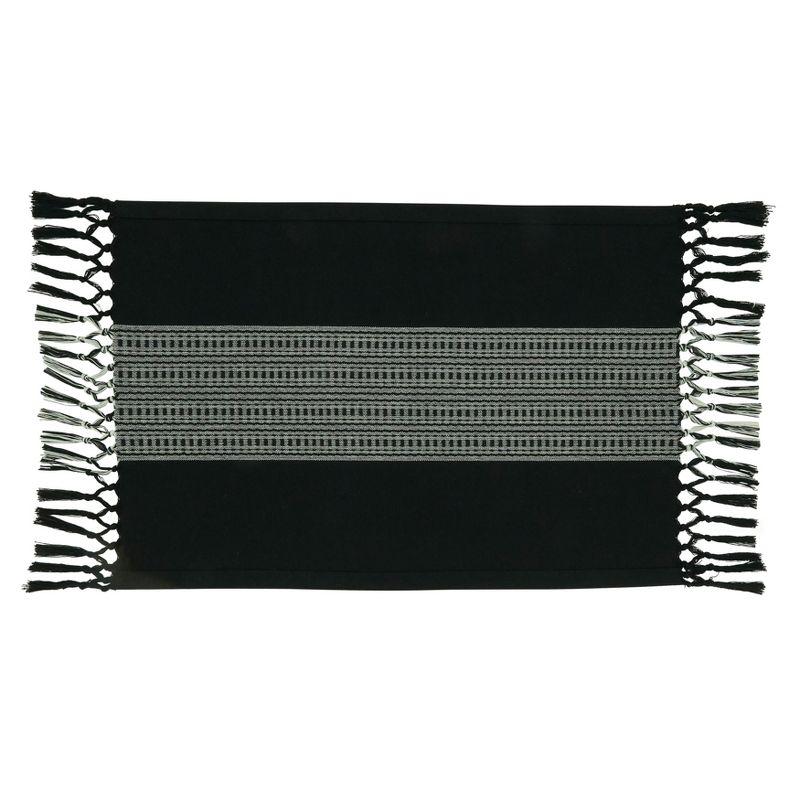 100% Cotton Striped Rectangle Placemat