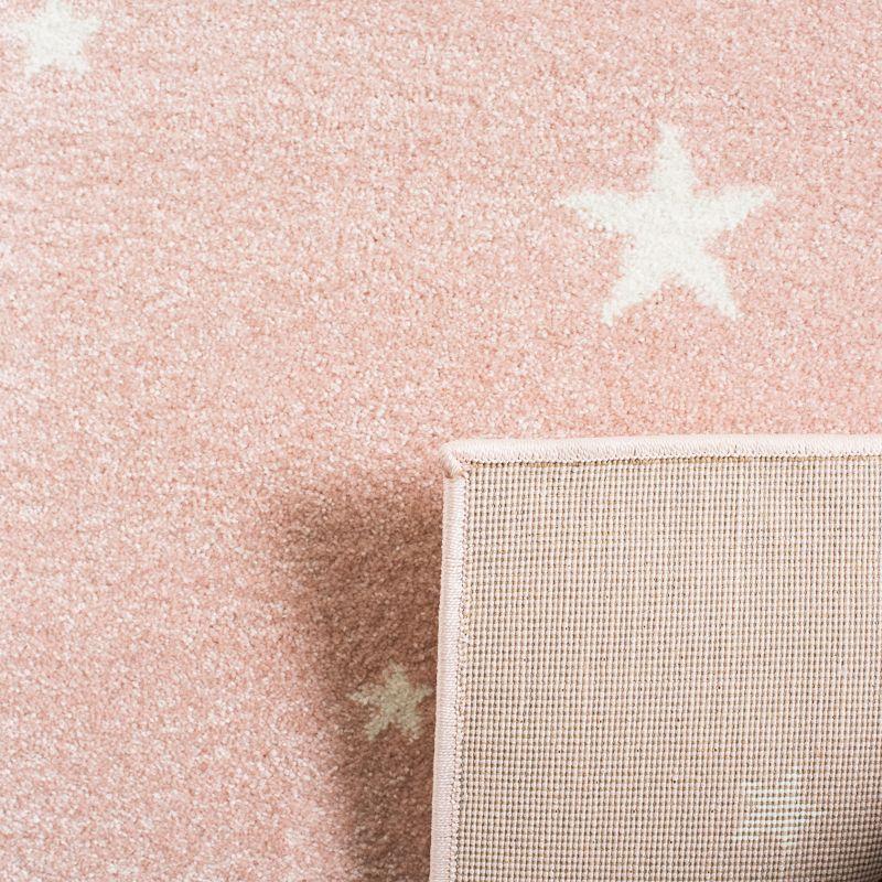 Carousel Kids CRK191 Power Loomed Runner Rug - Pink/Ivory - 2'3"x6' - Safavieh.