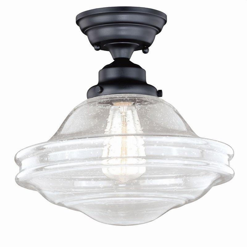Vaxcel Huntley 1 - Light Flush Mount in  Oil Rubbed Bronze