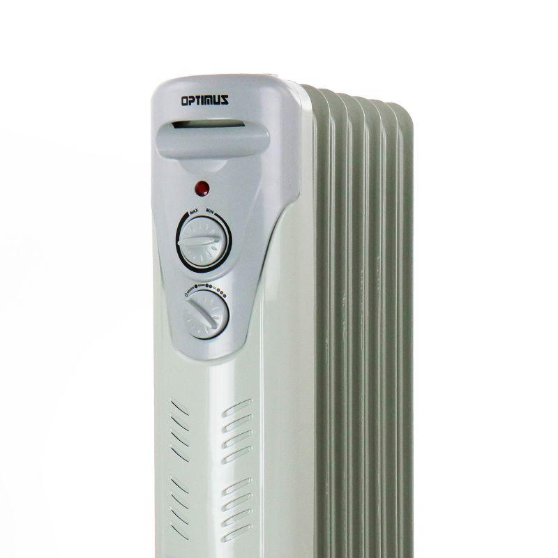 Optimus Portable 7 Fins Oil Filled Radiator Heater