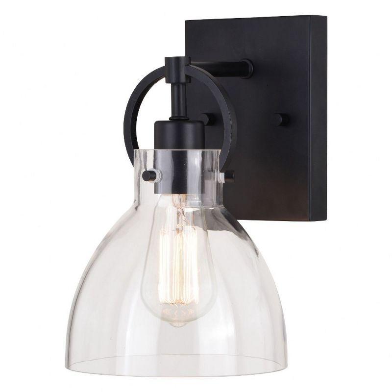 Vaxcel Ogden 1 - Light Vanity in  Matte Black