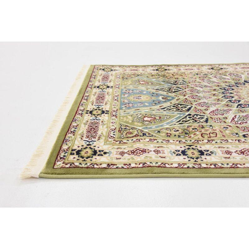 Unique Loom Narenj Collection Area Rug - Adams (3' 1" x 5' 1" Rectangle Green/Beige)