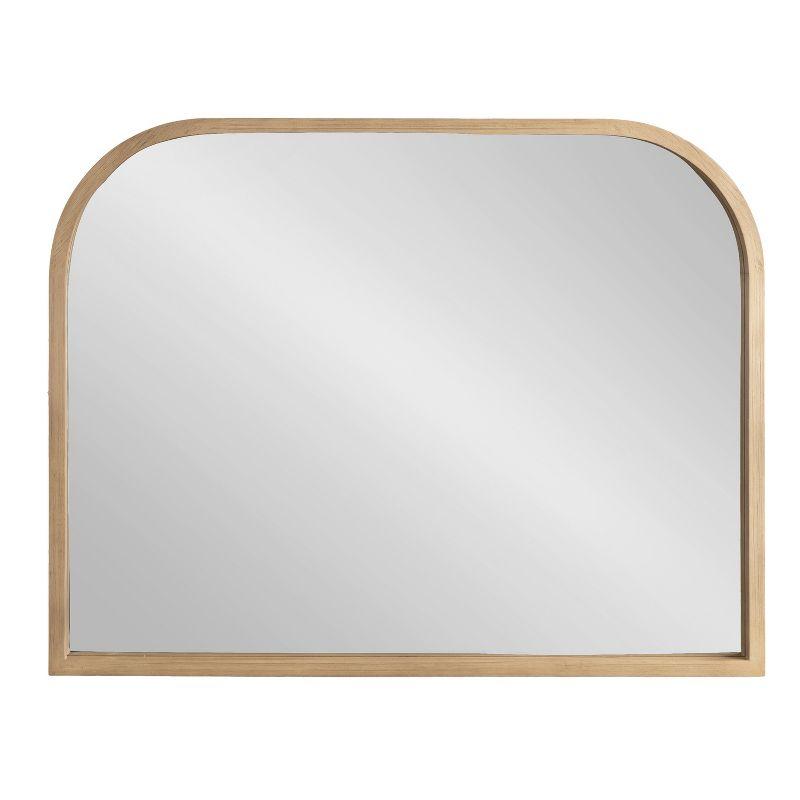 Kate & Laurel All Things Decor 36"x28" Occonor Modern Wooden Arched Mirror