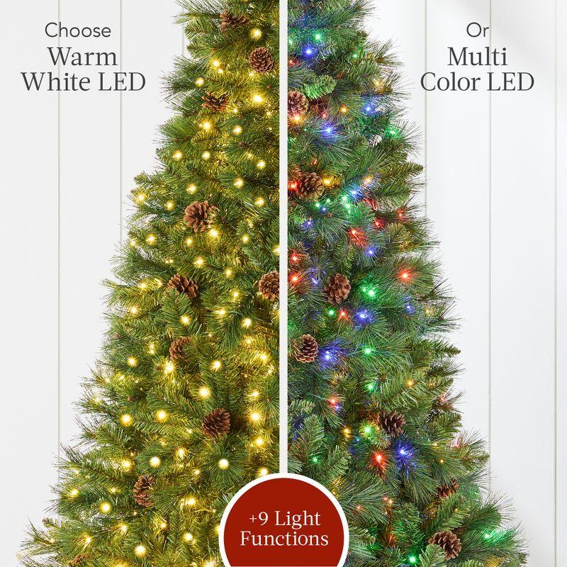 Best Choice Products Pre-Lit Scotch Pine Christmas Tree w/ 2-In-1 LED Lights