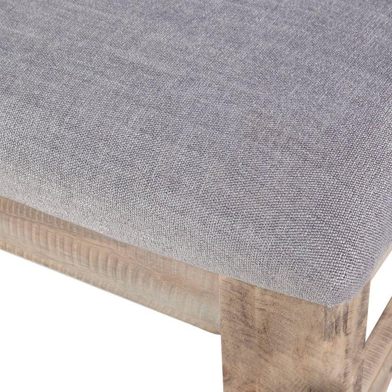 Ink+Ivy Set of 2 Sonoma Dining Side Chair Natural/Gray: Upholstered, Wood Frame, Foam Cushion