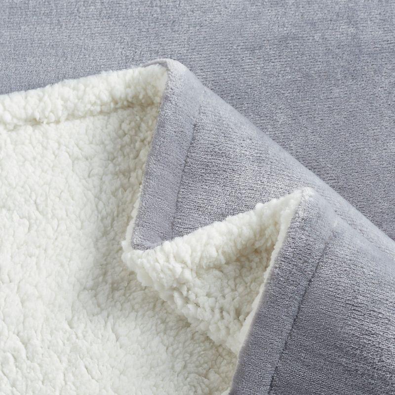 ArkwrightLLC Host & Home Reversible Warm Plush and Fluffy Sherpa Blanket