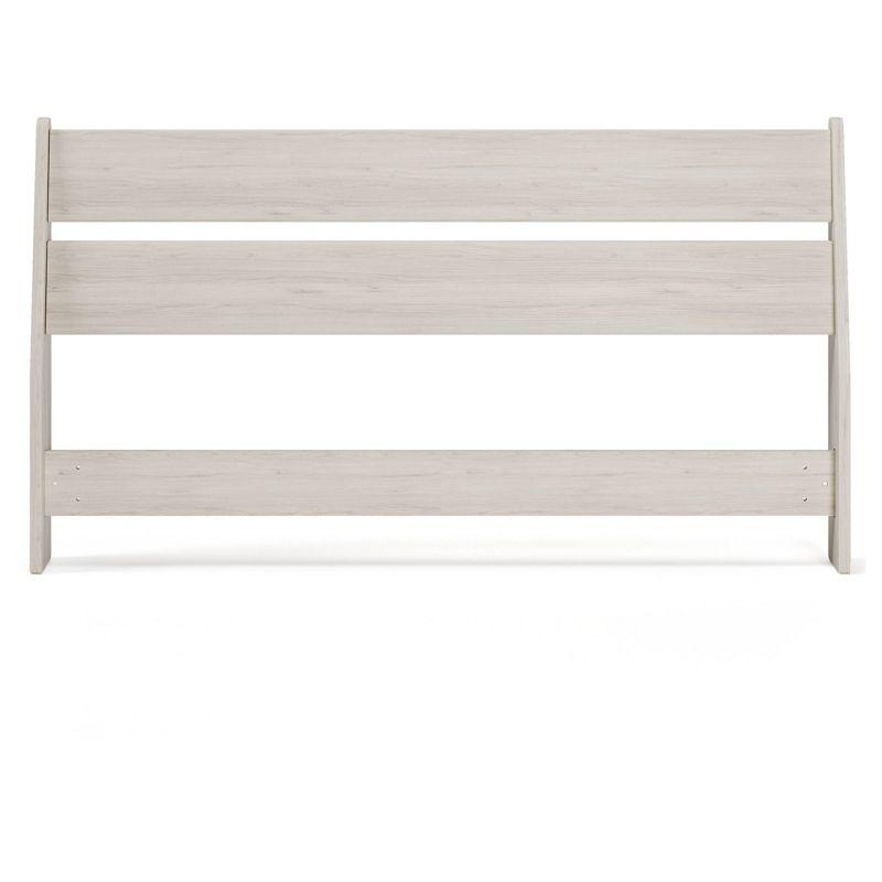 Queen Socalle Panel Headboard Natural: Chic Oak Grain, Unupholstered - Signature Design by Ashley