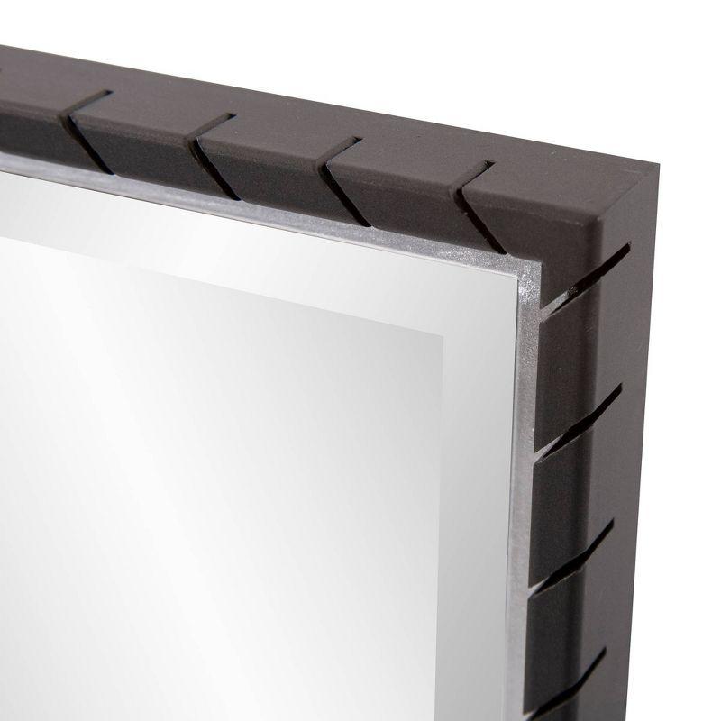 Howard Elliott 48"x14" Cantera Dressing Mirror: Modern Style, Iron Frame, Wall Mounted