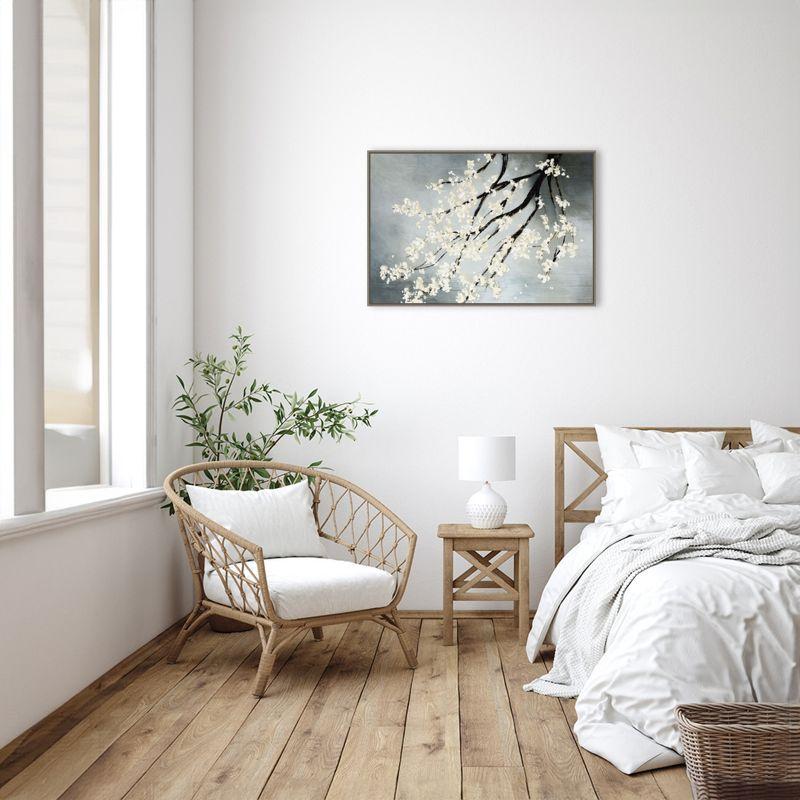 Cherry Blossom Branches Framed Canvas Wall Art 33" x 23"