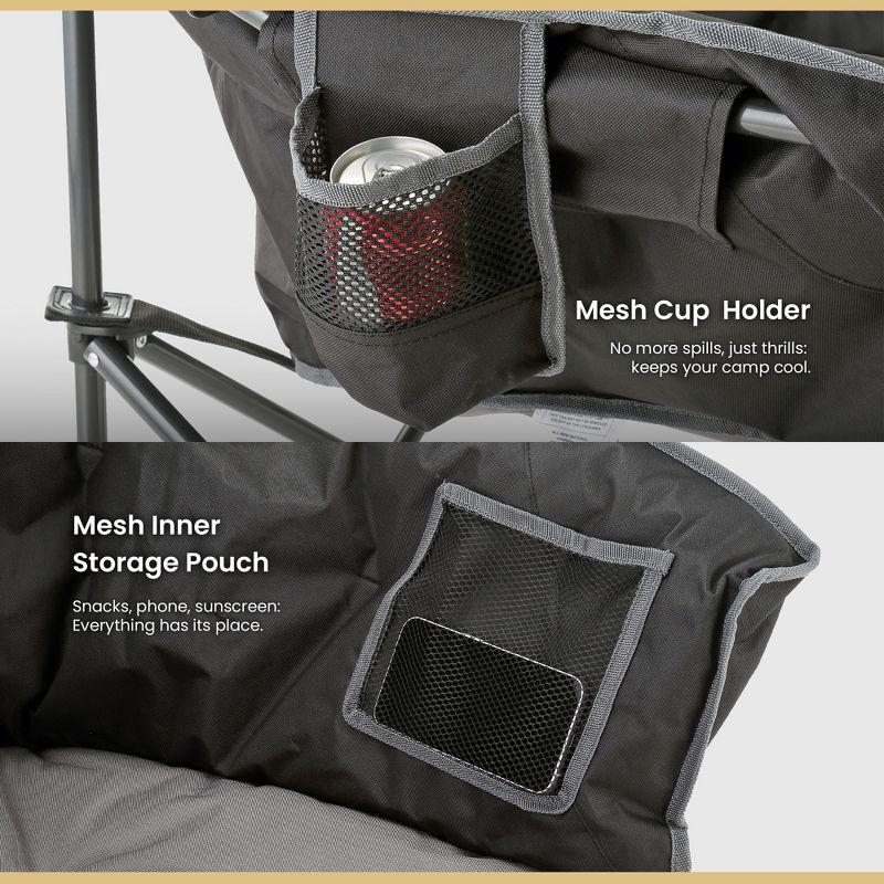Folding Camping Chair with Cushions