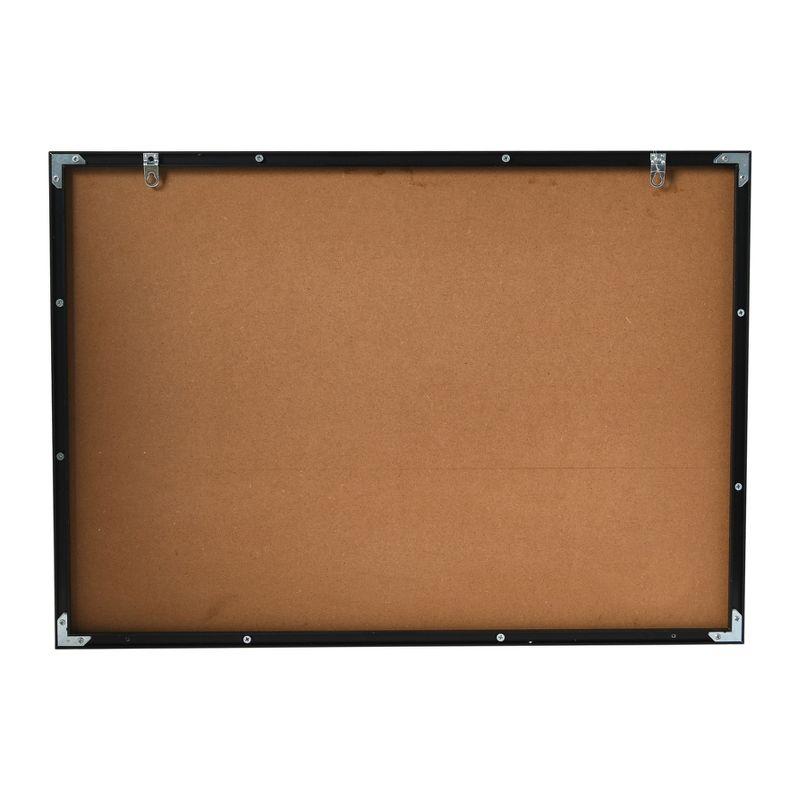 Storied Home Shoreline Landscape in Metal Frame