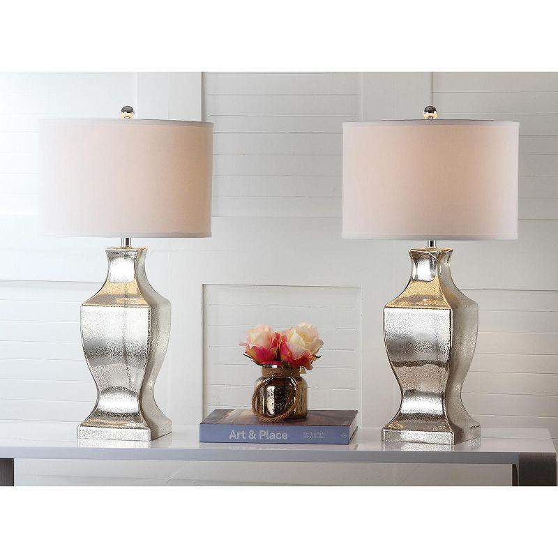 Glass Bottom Lamp (Set of 2) - 29 Inch Height - LIT4156 - Bronze - Safavieh