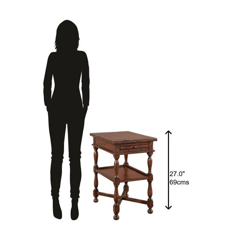 Fleur De Lis Living Havana 16" Wide Side Table